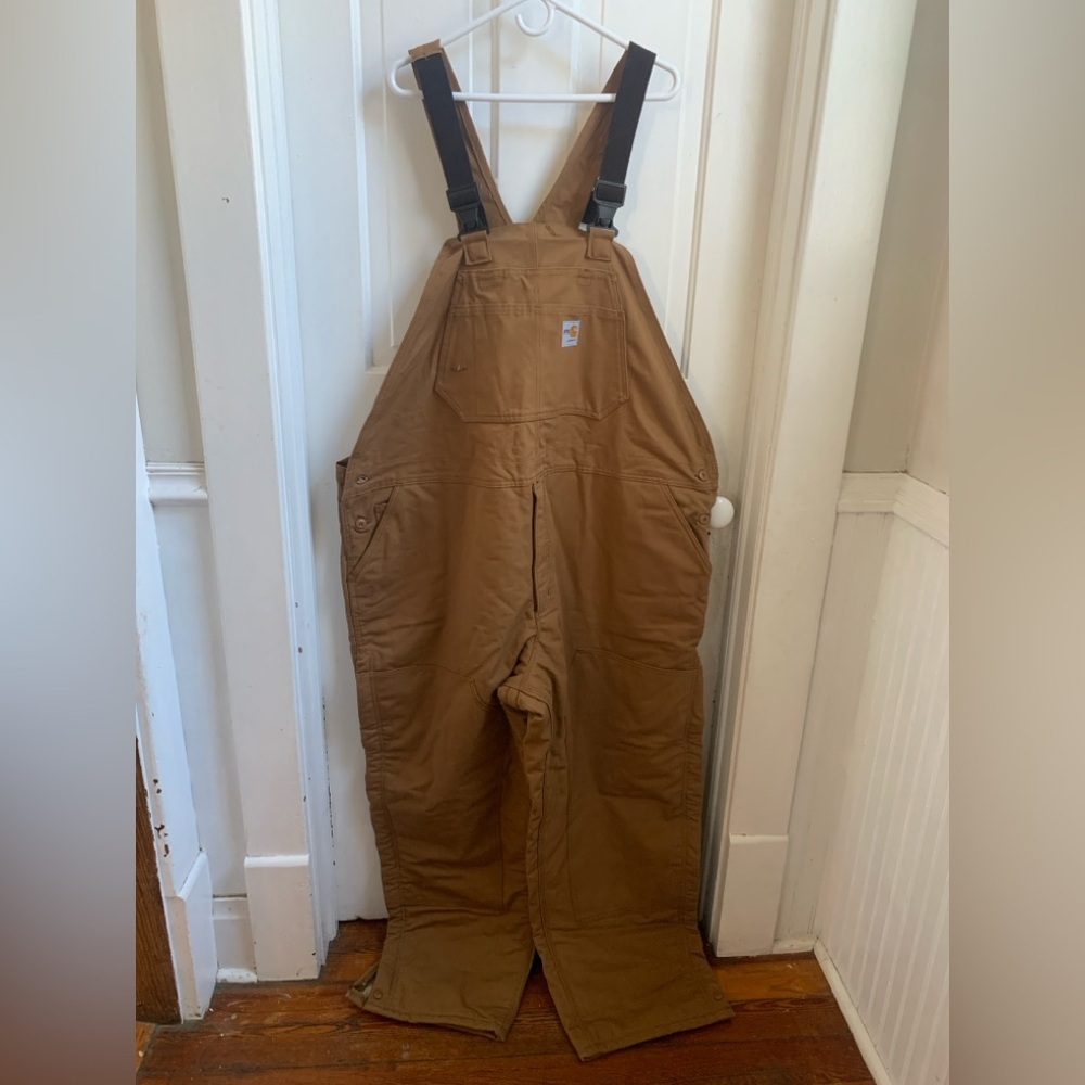 Like new Carhartt FR Bib Overalls 48x32 - Picture 3 of 11